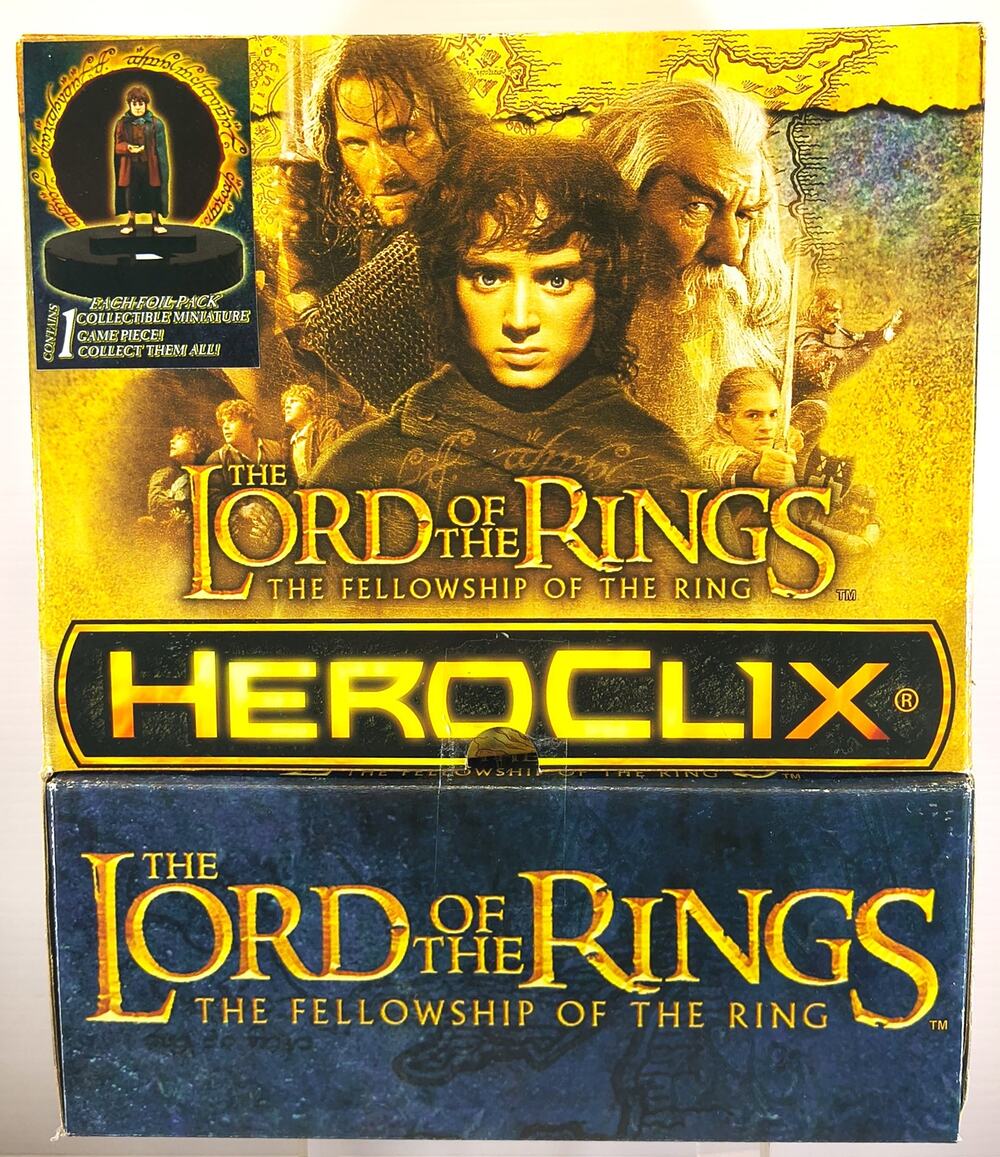 Wizkids Heroclix Lord Of The Rings FOTR 24 Pack Gravity Feed Box, New, See Pics!